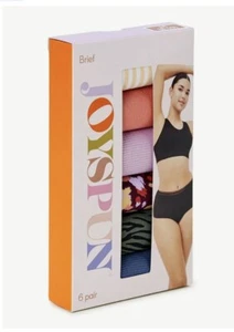 Joyspun Women Cotton Brief Panties Underwear 6 Pair XXL (20) NEW - Picture 1 of 2