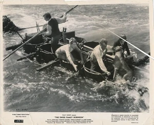 Rare The Swiss Family Robinson Disney Movie B&W Photo Lobby Card Film History - Picture 1 of 1
