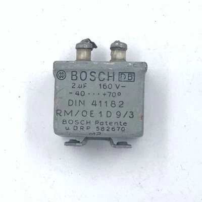 Condensador Bosch 2uf (2000nf) /160V PIO (papel en aceite), (NOS) - RM/OE 1D 9/3 Foto 1 de 3