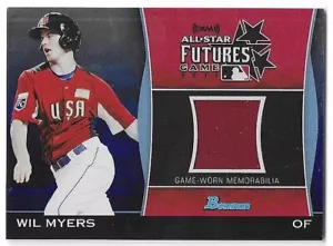 2011 Bowman Wil Myers XM All-Star Futures Game-Worn Jersey Relic #FGR-WM 172/199 - Bild 1 von 2
