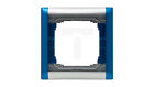 KOS66 PLUS Einfarbiger Klapprahmen Aluminium + Blau 66400681 /T2DE
