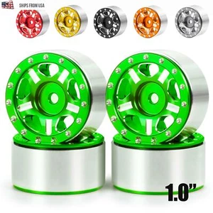 Cerchioni Beadlock US Metal 1,0" per auto 1:24 assiale SCX24 90081 00001/2/5/6 RC - Foto 1 di 19
