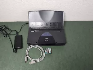 Canon BJC-85 Bubble Jet Printer Ink power cord Manual & Install Disk UNTESTED - Picture 1 of 13