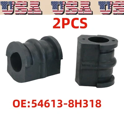 2* Front Stabilizer Sway Bar Bushing For 2002-2007 Nissan X-Trail 54613-8H318 US - Image 1 of 4