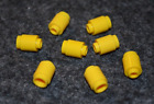 (8) 1x1 briques de briques cylindre rond jaune ~ pièces LEGO neuves ~