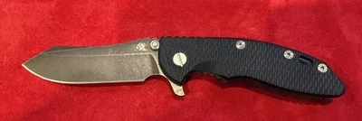 Cuchillos Rick Hinderer XM-18 3,5" Skinner Flipper acabado de trabajo S35VN Foto 1 de 4