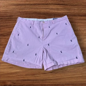 Polo Ralph Lauren Herren Rosa Pony Logo Stretch Classic Fit Chino Shorts Gr. 42 - Bild 1 von 7