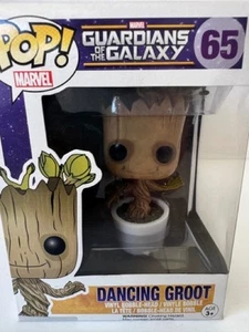 Funko Pop Groot 65 Guardians of the Galaxy Marvel Vinyl Figure Vaulted Rare - Picture 1 of 11