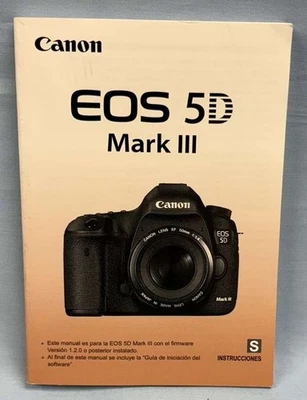 佳能 EOS 5D Mark III 用户手册 西班牙语-全新! — 第 1/2 张图片