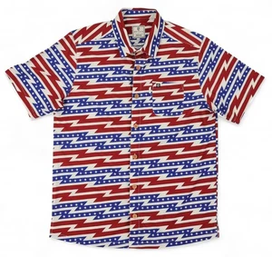 Born Primitive Shirt Mens Large American Flag Stars Stripes USA Patriotic Tee - Picture 1 of 10