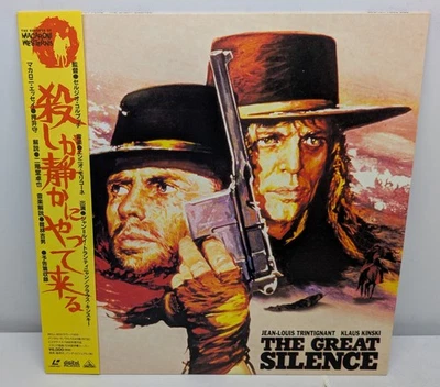 The Great Silence (1968) / Japan 1996 Laserdisc NTSC BELL-903 w/Obi - Image 1 of 4