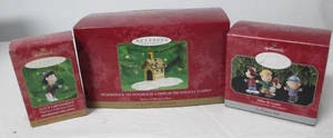 Hallmark Keepsake Ornaments  Peanuts Snoopy, Charlie Brown, Lucy Lot 3 w Boxes - Picture 1 of 4