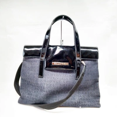 Bolso de Mano Bvlgari Lona Negra 456990 Foto 1 de 4