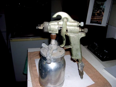 Sharpe Paint Spray Gun Model 75 with clean canister UNTESTED - Image 1 of 4