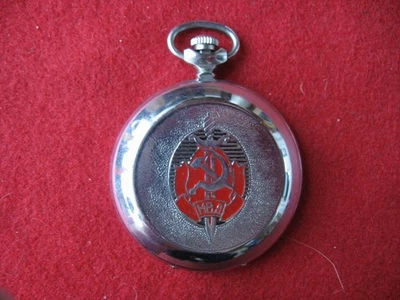 Reloj de Bolsillo Molniya Mecánico MVD Ruso URSS Militar Soviético RARO DE COLECCIÓN Foto 1 de 4