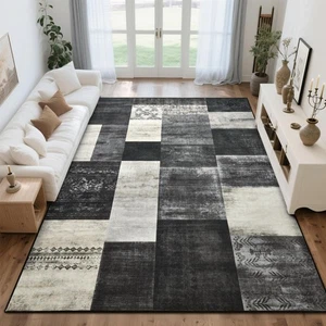 Modern Area Rug for Living Room, 6x9 Geometric Large Rugs for Bedroom, Washab... - Picture 1 of 8