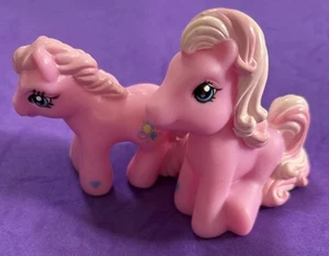 My Little Pony Pinkie Pie Two Cake Toppers Figure DecoPac 2004 Hasbro Pink MLP - Picture 1 of 5