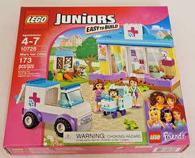 LEGO 10728 Mia's Vet Clinic Friends Juniors hospital rabbit turtle hedgehog cat