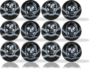 Black Skull Golf Balls 12 Pack - Perfect Gift Idea! - Picture 1 of 4