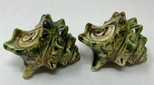 Florida Conch Sea Salt & Pepper Shakers Japan - MCM - Picture 1 of 5