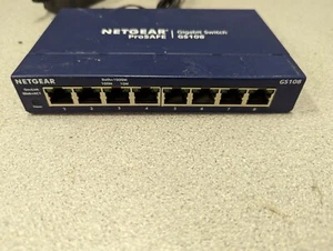 NetGear ProSafe GS108 v3 8-Port Gigabit Ethernet Switch - Picture 1 of 4