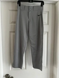 Nike Open Core Vapor Pro Slim Fit Baseball Pants Boys Gray AA9804-012 ASST SIZES - Bild 1 von 4