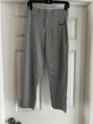 Nike Open Core Vapor Pro Slim Fit Baseball Pants Boys Gray AA9804-012 ASST SIZES - Image 1 of 4