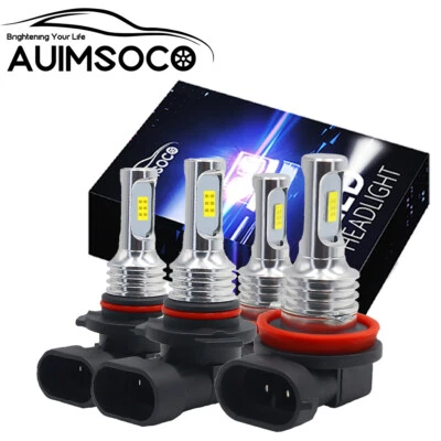 For Toyota Prius 2010-2012 2013 2014 2015 LED Headlights Bulbs High Low Beam Kit - Image 1 of 4