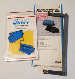 Ghee's BORSA POCHETTE modello cucito #701 & 11" borsa dritta CORNICE '85 NON TAGLIATA - Foto 1 di 2