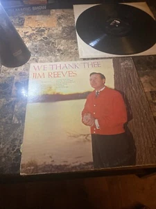 Jim Reeves We Thank Thee LP Vinyl Record Album - Picture 1 of 4