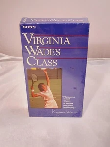 RARE - Virginia Wades Class VHS (Tennis) NEW FACTORY SEALED - Picture 1 of 5
