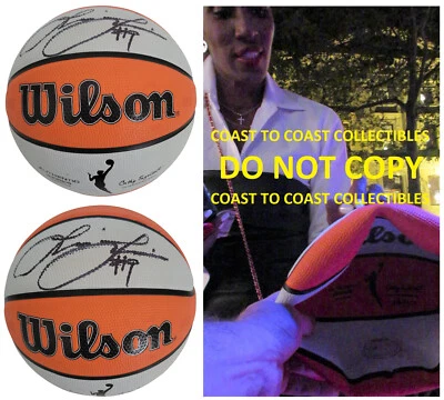 Lisa Leslie Los Angeles Sparks signed WNBA basketball COA proof autographed - Image 1 of 3
