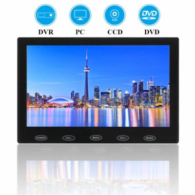 7" inch Touch Button LCD Monitor HD Display Screen w/ Speaker HDMI/AV/VGA Input - Image 1 of 4