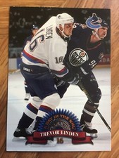 97 98 Donruss Leaf -Trevor Linden -A Day in the NHL- Hockey Card Lot of 3