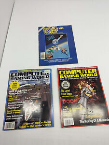 Computer Gaming World Magazine Nov/Dec 1985 - Aug 1993 - March 1994 - Lot of 3