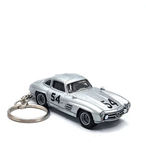 Mercedes 300 SL 1954-1957 plata personalizado escala 1/64 diecast 🎁 GRAN regalo 🎁 - Imagen 1 de 7