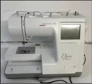 Bernina Bernette 340 Deco Embroidery Machine Tested Works 100 Spools LOOK 👀 - Picture 1 of 11