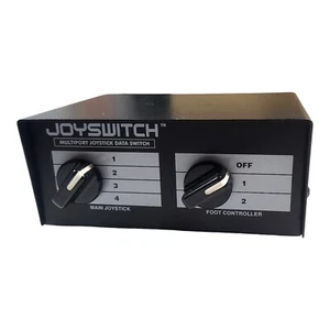 Vintage 90s Gaming 1994 JoySwitch Multiport Joystick Data Switch by Lead Pursuit - Picture 1 of 6