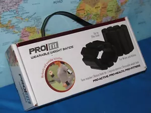 PRO FIT WEARABLE WEIGHT BANDS ADJUSTABLE FOR WRISTS & ANKLES 2PC SET *BRAND NEW* - Picture 1 of 7