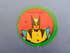 Tarjeta disco redondo Terrabusi Marvel Argentina variante 1980 Pog 38 Wolverine - Imagen 1 de 4