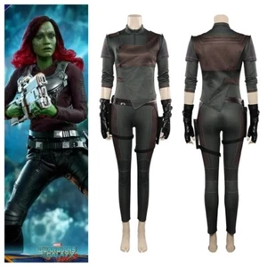 Guardians of the Galaxy Vol. 3-Gamora Cosplay Costume Halloween Party fullsuit - Picture 1 of 12