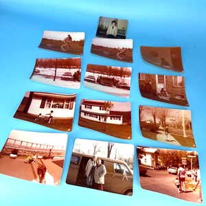Vintage Family Photos x13 1970s Found Photo Snapshots - Picture 1 of 14
