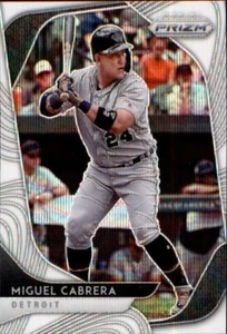2020 Panini Prizm Baseball White Wave Single card 159 Miguel Cabrera - Detroit - Picture 1 of 1