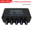 AU-105RCA Audio Distributor Supports 1-Way Input 5-Way Output for Amplifiers