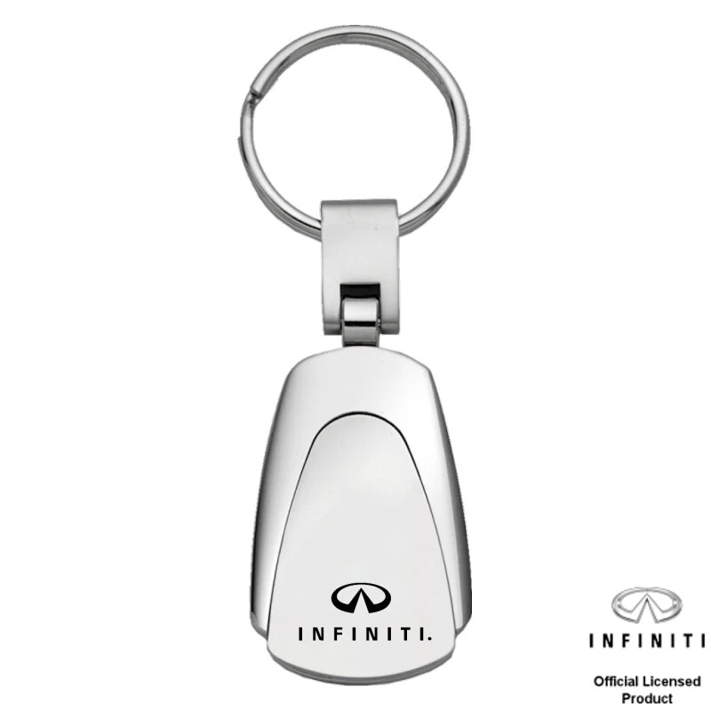 Infiniti Chrome Teardrop Key Chain Fob - Image 1 of 1