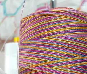 Rainbow Variegated TWISTED THREADS 5000M Overlocker Thread, 100% spun polyester - Bild 1 von 8