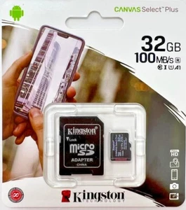 Karta pamięci Kingston Micro SD Card & Adapter SDCS2 TF Class 10 32/64/128/256GB - Zdjęcie 1 z 18