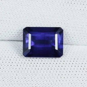1.48 ct FINE QUALITY  LUSTROUS 100% NATURAL MADAGASCAR IOLITE_Octagon See Vdo NL - Picture 1 of 2