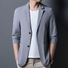Coat Wedding Party Blazer Button Tops Collared Dress Business Slim Fit
