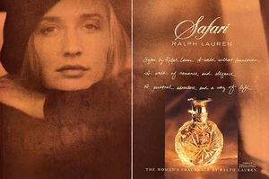 1991 Ralph Lauren Kim Nye Safari Boundaries 2 páginas anuncio de revista - Imagen 1 de 1